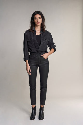 SALSA JEANS SECRET GLAMOR PUSH IN CAPRI black coated 121996.0000