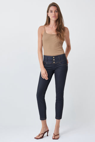 SALSA Mystery Push Up Capri - Midnight Indigo - 125628.8505