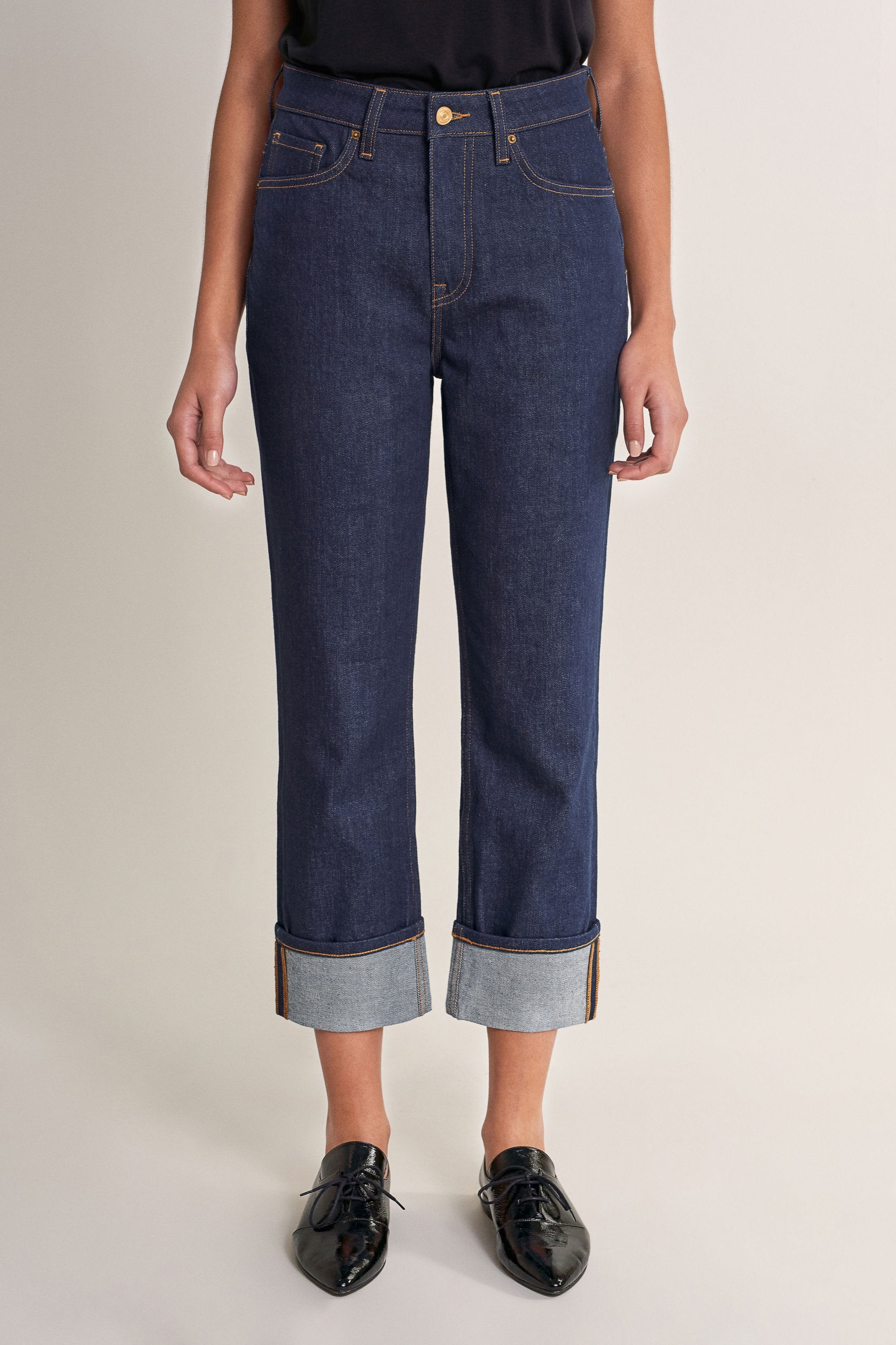 SALSA Mary Mom Jeans - Midnight Topaz Blue - 125261.8505