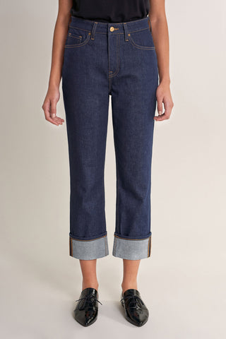SALSA Mary Mom Jeans - Midnight Topaz Blue - 125261.8505