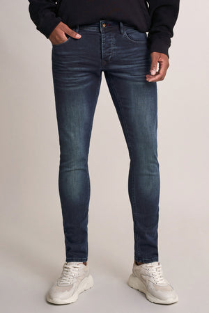 SALSA Clash Skinny Jogger - Midnight Wash Blue - 124267.8506