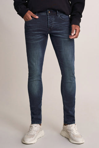 SALSA Clash Skinny Jogger - Midnight Wash Blue - 124267.8506