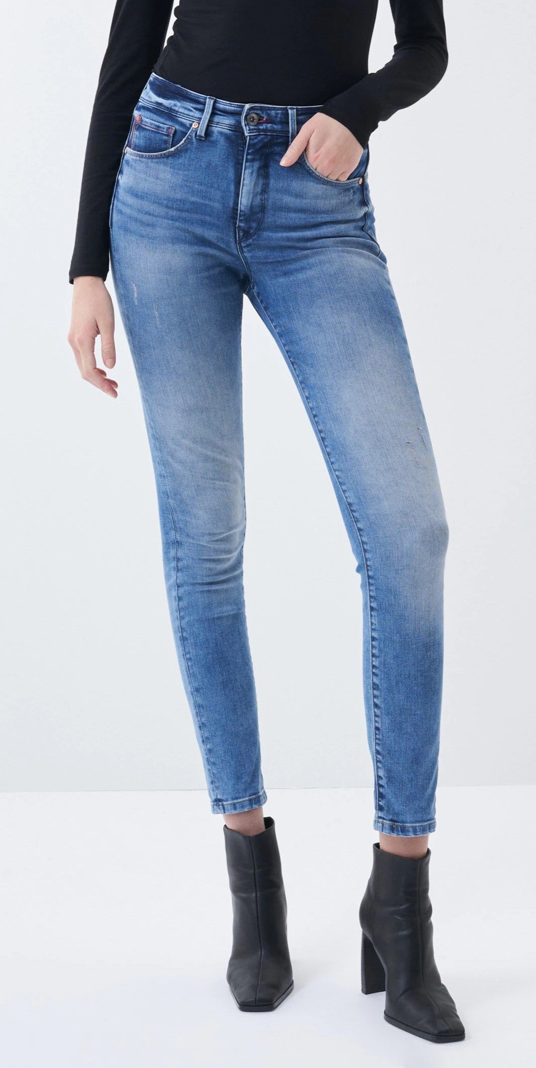 SALSA Secret Push In Jeans - Sea Breeze Denim - 126594.8503