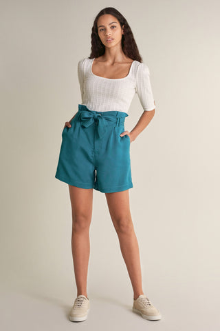 SALSA ELAINE Shorts - Teal Breeze - 124744.8514