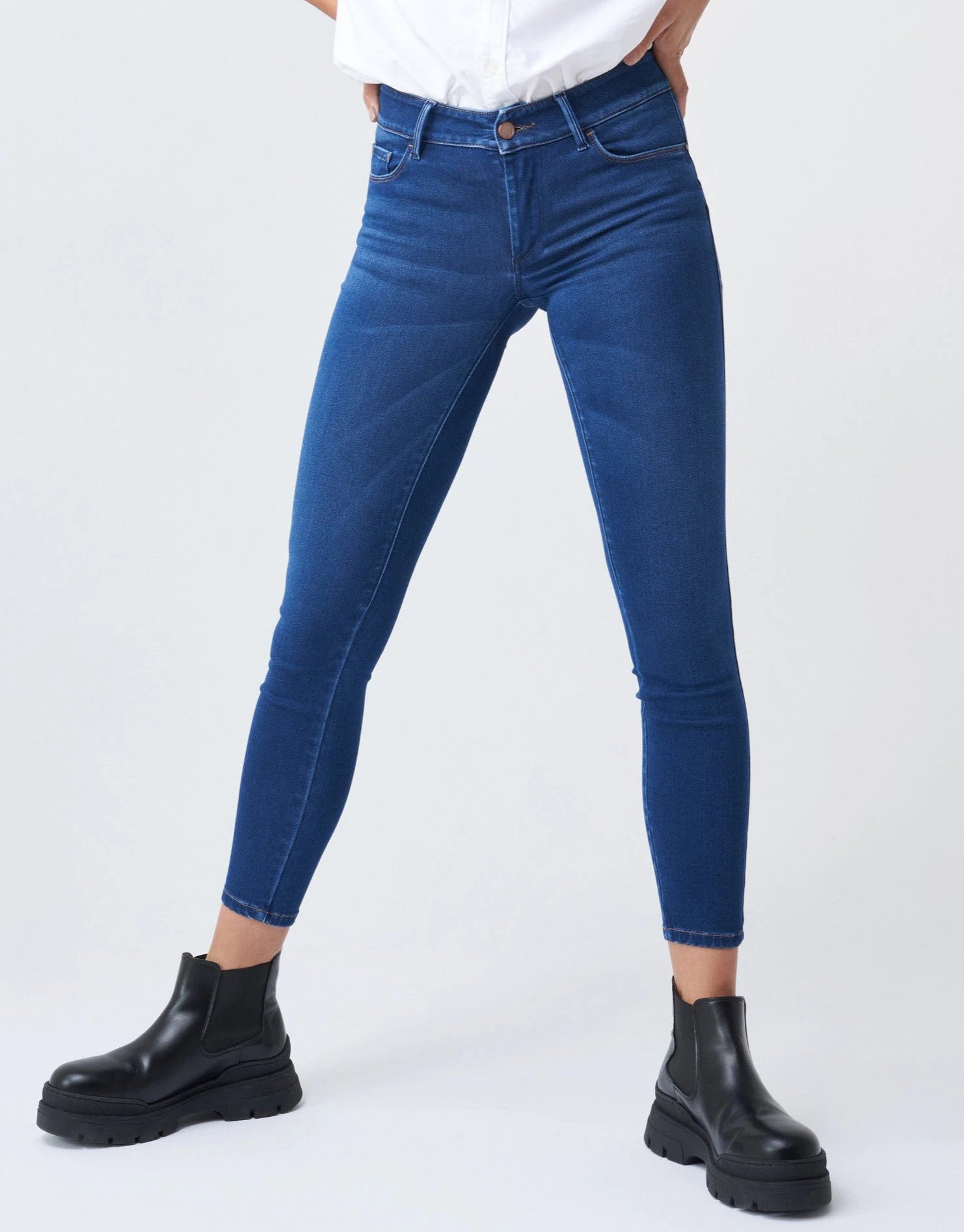 SALSA Wonder Push Up Skinny Jeans - Ocean Velvet Blue - 126071.8503