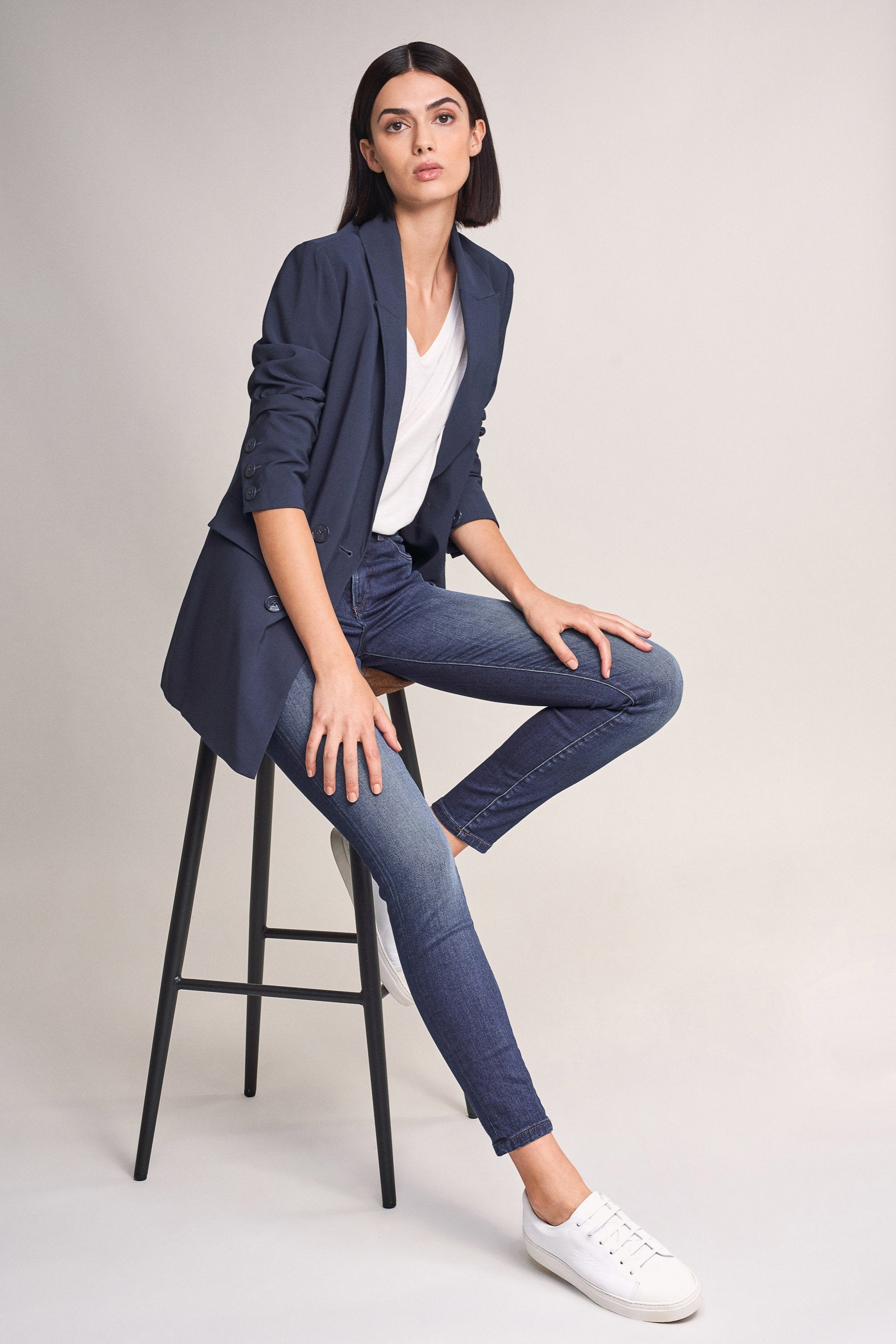 SALSA Secret Push In Skinny Jeans - Indigo Denim Blue - 123253.8504 von Salsa
