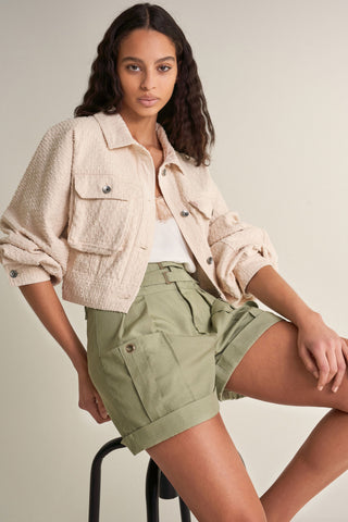 SALSA ELAINE SHORTS - Sage Drift Green - 124749.5237