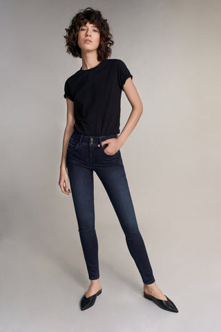 SALSA Secret Push In Skinny-Jeans - Deep Navy Rinse - 116552.8505