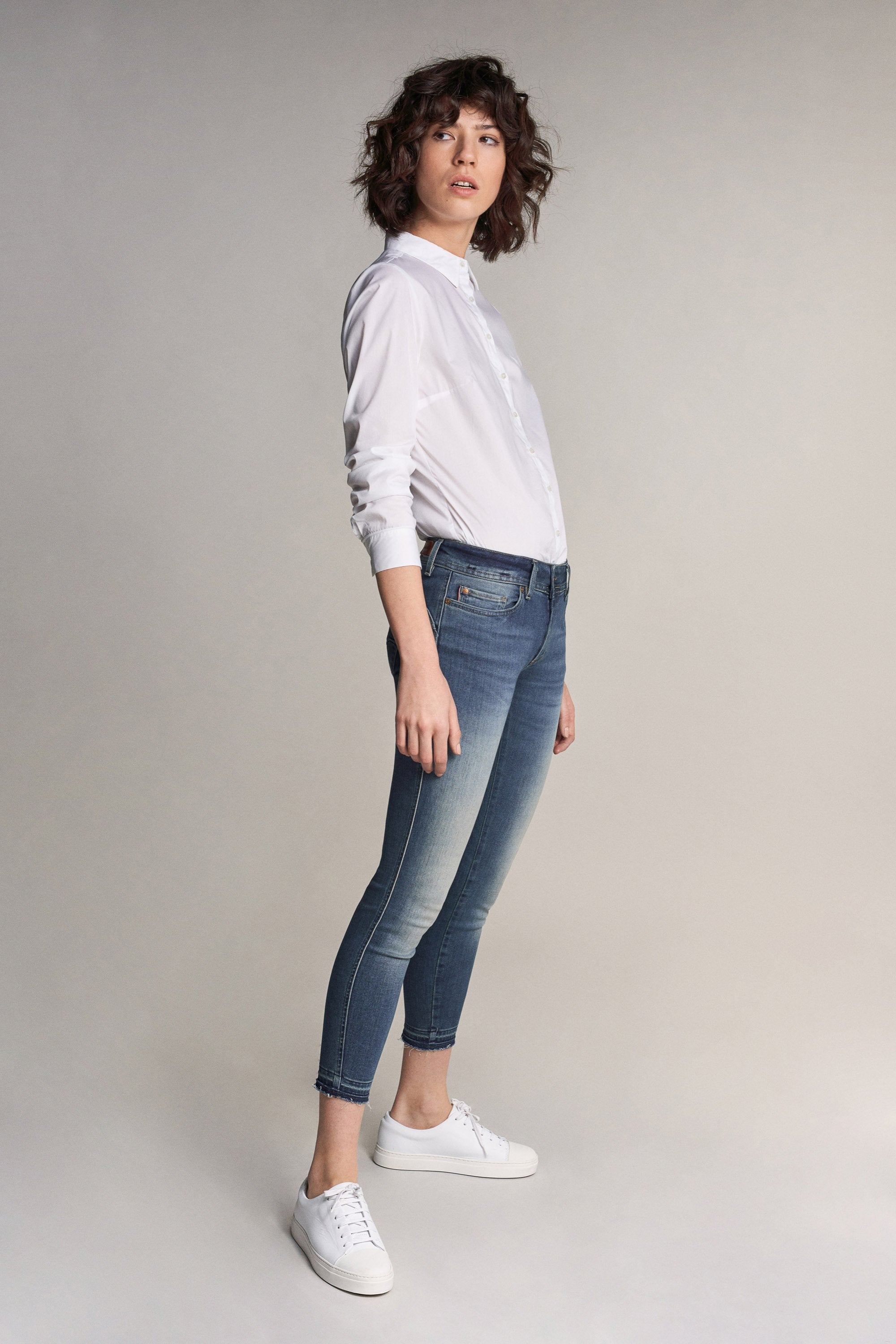 SALSA Wonder Push Up Capri - Blue Vintage Wash - 121994.8502 von Salsa