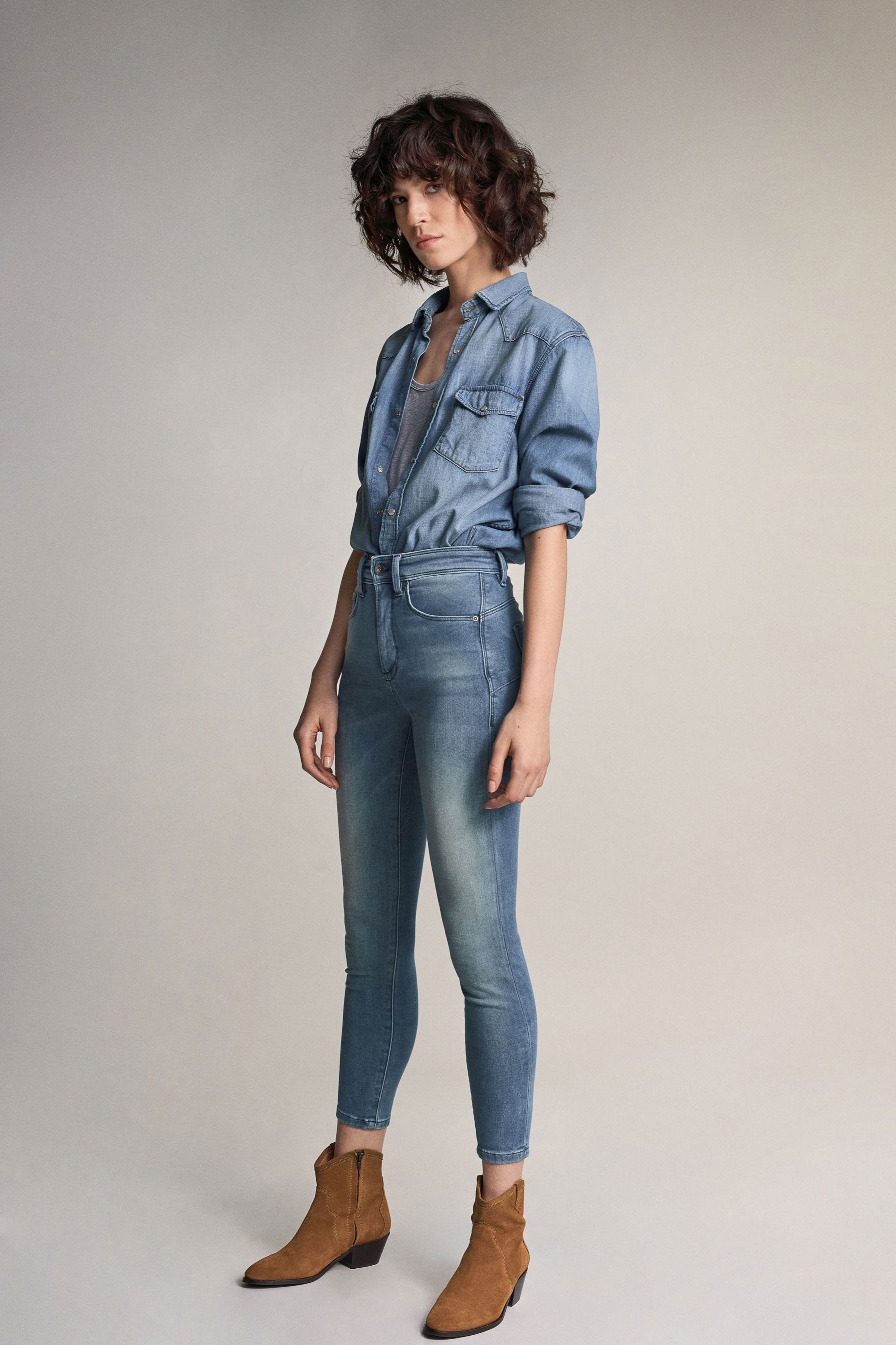 SALSA JEANS SECRET GLAMOR PUSH IN CAPRI mid blue used 122639.8502 von Salsa