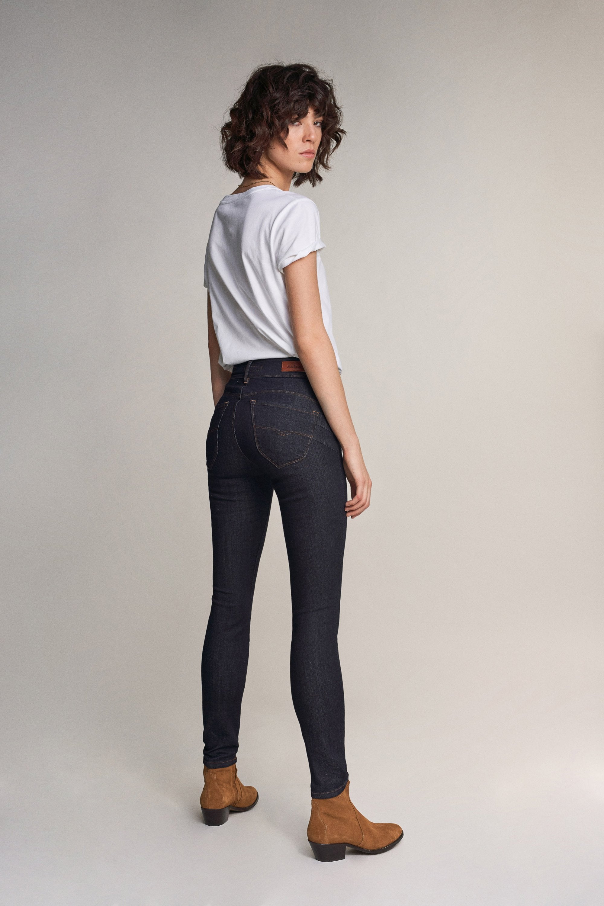 SALSA Secret Push In Skinny Jeans - Midnight Indigo Rinse - 122637.8505 von Salsa