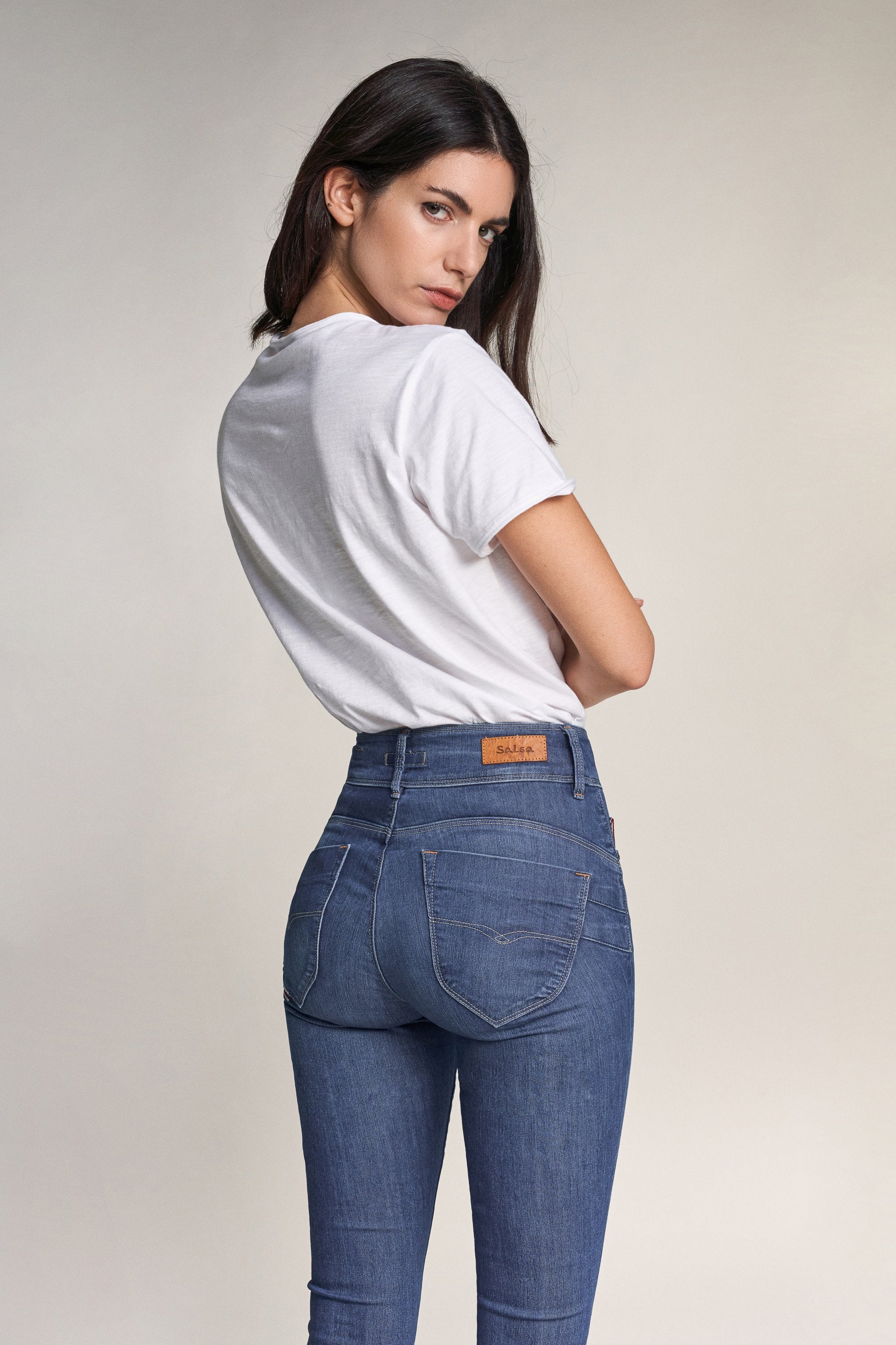 SALSA Secret Push In Jeans - Ocean Wash Blue - 100259.8503 von Salsa
