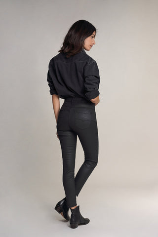SALSA JEANS SECRET GLAMOR PUSH IN CAPRI black coated 121996.0000