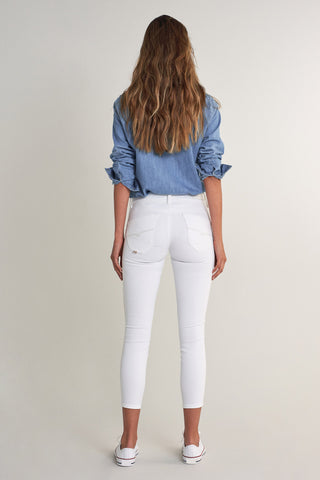 SALSA Secret Push In Skinny Capri - Pearl Mist White - 123400.0001