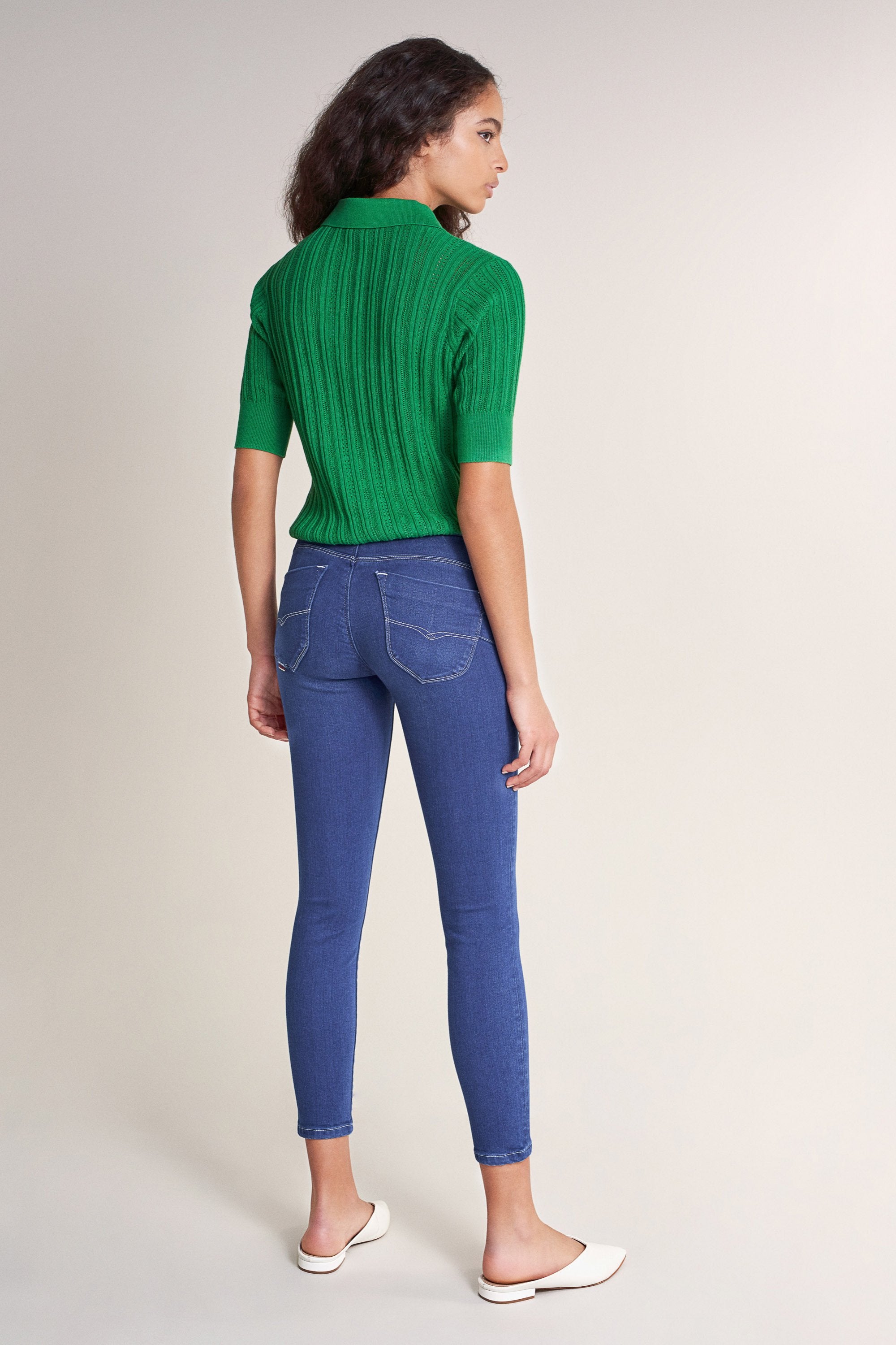SALSA JEANS SECRET PUSH EN CAPRIS bleu royal 124794.8503 von Salsa