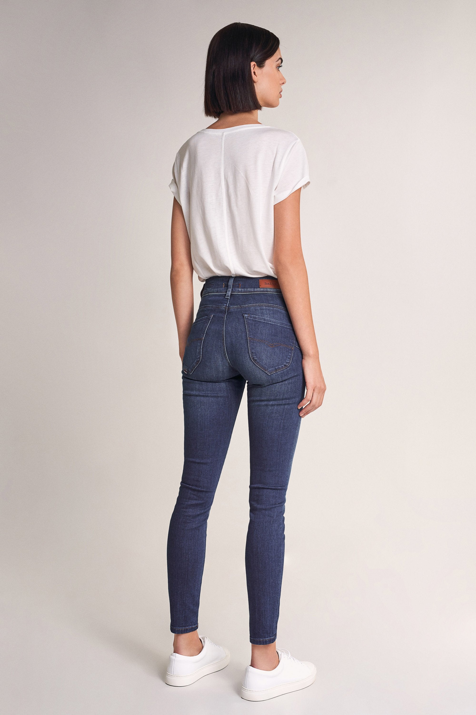 SALSA Secret Push In Skinny Jeans - Indigo Denim Blue - 123253.8504 von Salsa