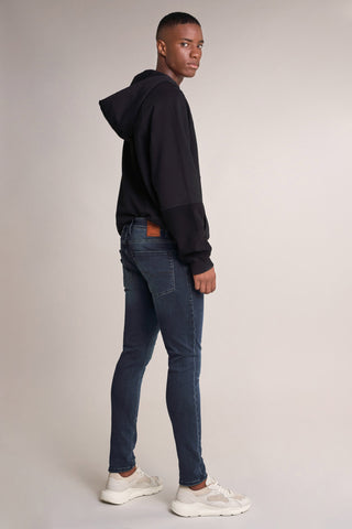 SALSA Clash Skinny Jogger - Midnight Wash Blue - 124267.8506