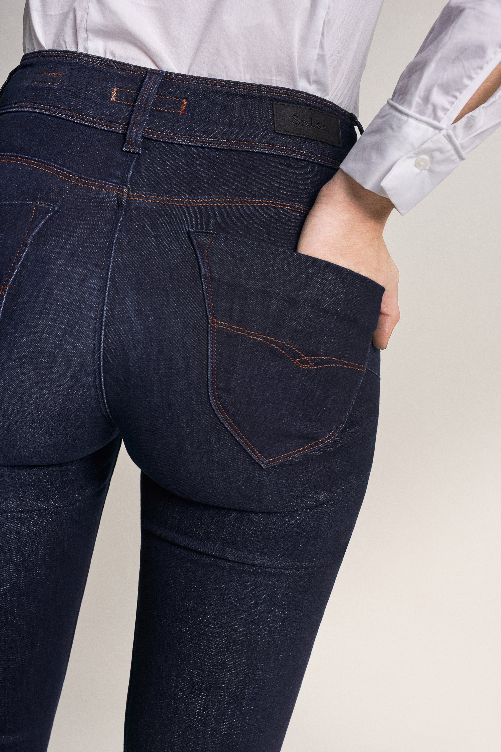 salsa secret push in slim bleu foncé 112919.8504 von Salsa