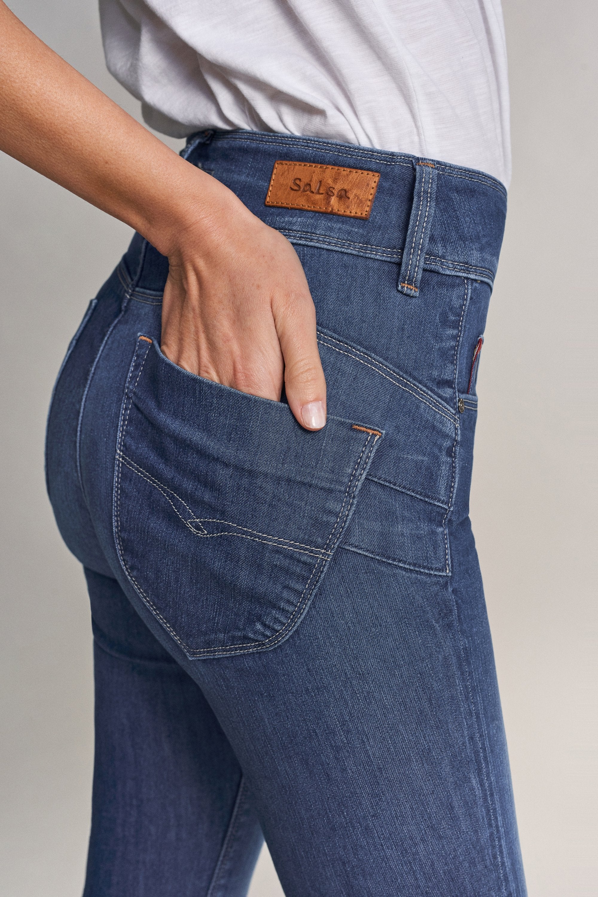 SALSA Secret Push In Jeans - Ocean Wash Blue - 100259.8503 von Salsa