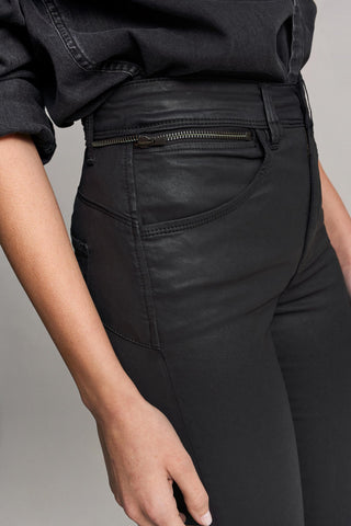 SALSA JEANS SECRET GLAMOR PUSH IN CAPRI black coated 121996.0000