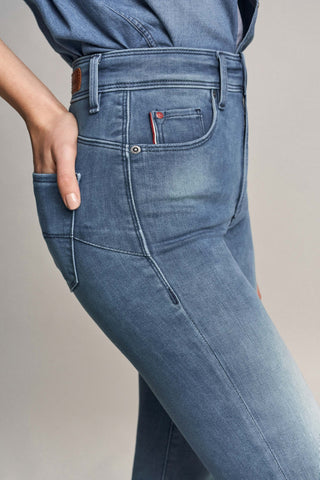 SALSA JEANS SECRET GLAMOR PUSH IN CAPRI mid blue used 122639.8502