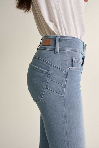 SALSA Secret Push In 3/4 Jeans - Sky Chambray - 125084.8502