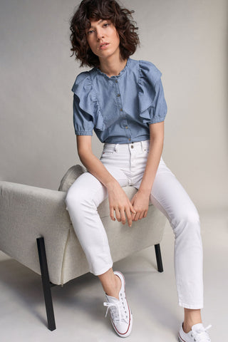 SALSA Secret Push In Slim Fit - Cloud Milk White - 119123.0001