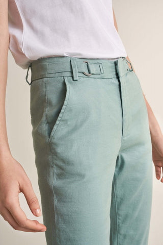 SALSA Colette Essential Capri - Seafoam Linen - 124751.8059