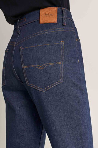 SALSA Mary Mom Jeans - Midnight Topaz Blue - 125261.8505