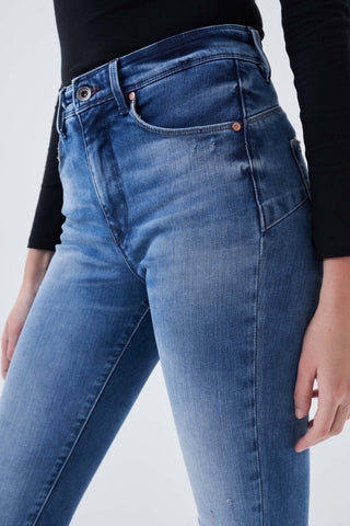 SALSA JEANS SECRET GLAMOR PUSH IN bleu 126594.8503