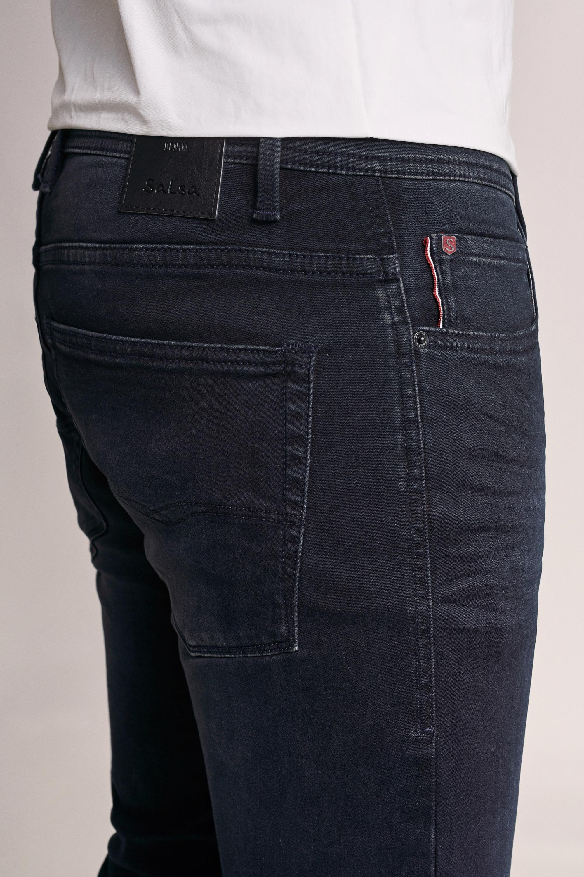 SALSA Clash Jeans-Jogger - Midnight Graphene Black - 124264.8505 von Salsa