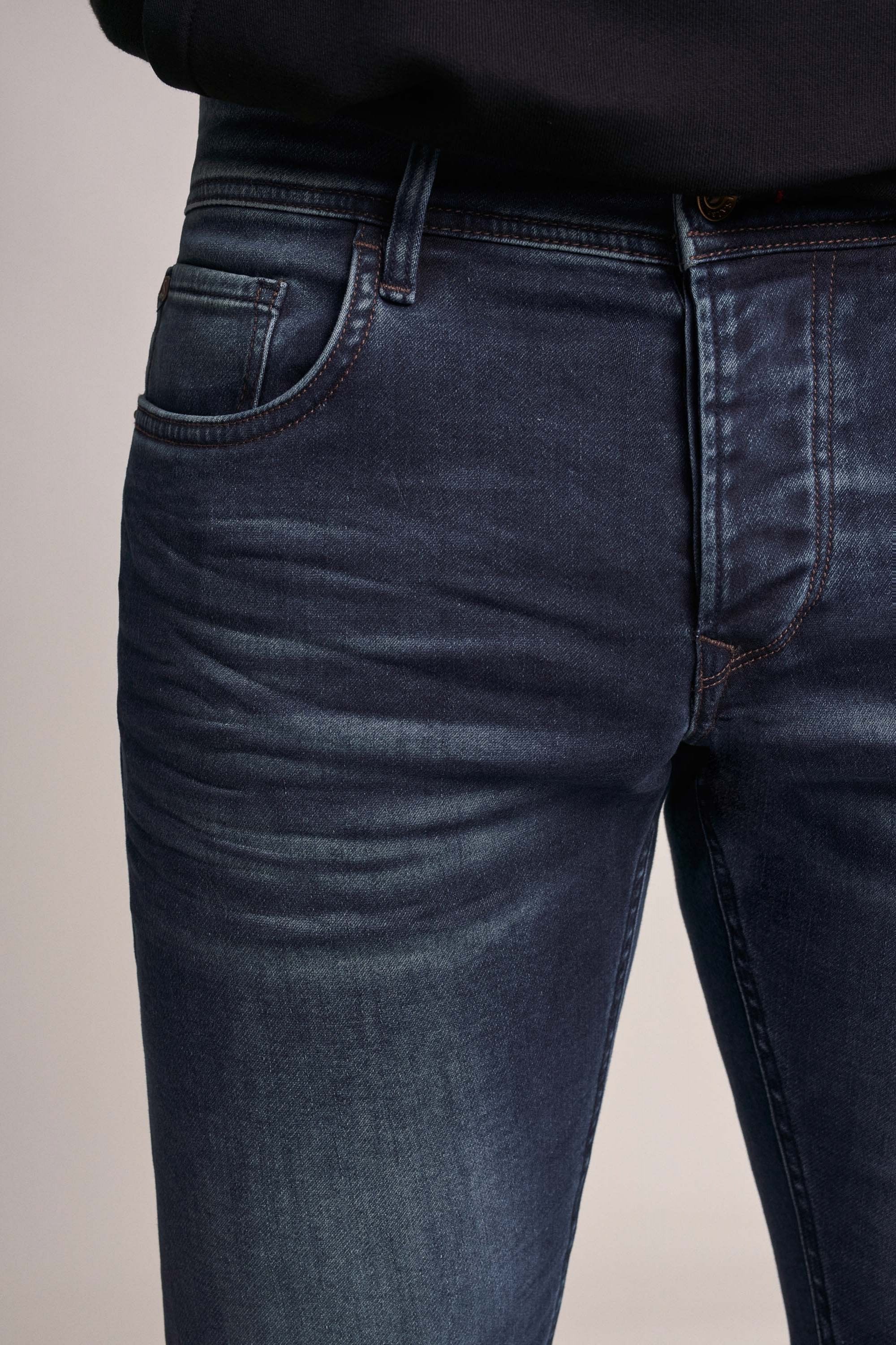SALSA Clash Skinny Jogger - Midnight Wash Blue - 124267.8506 von Salsa