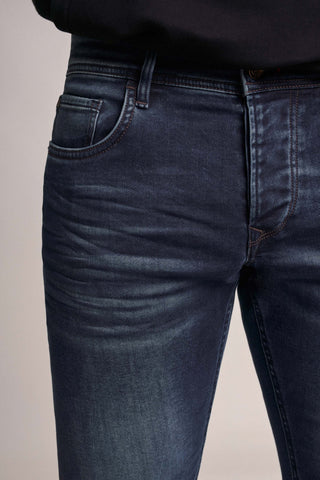 SALSA Clash Skinny Jogger - Midnight Wash Blue - 124267.8506